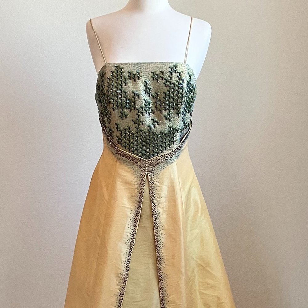 Peacock Pattern Dress